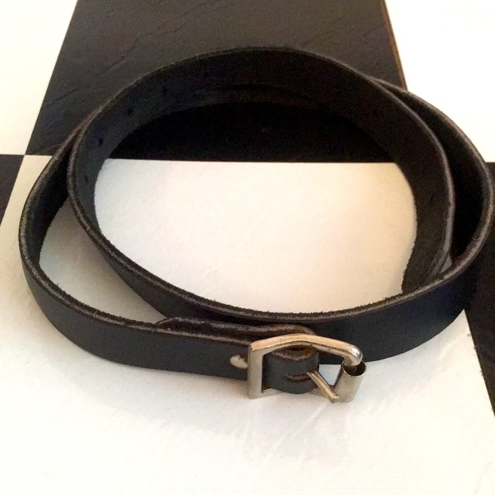 Black leather belt - bundle for DEEP DISCOUNT